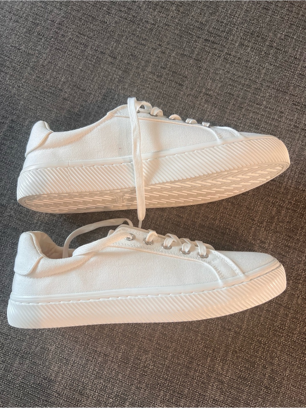 Quince White Eco Canvas Sneakers - Picture 4 of 4